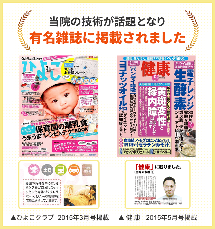 有名雑誌に掲載されました